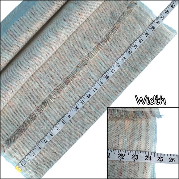 Gap Fringed Raw Edge Holiday Cozy Scarf in Ivory Frost Evening Wrap Shawl - Picture 12 of 14